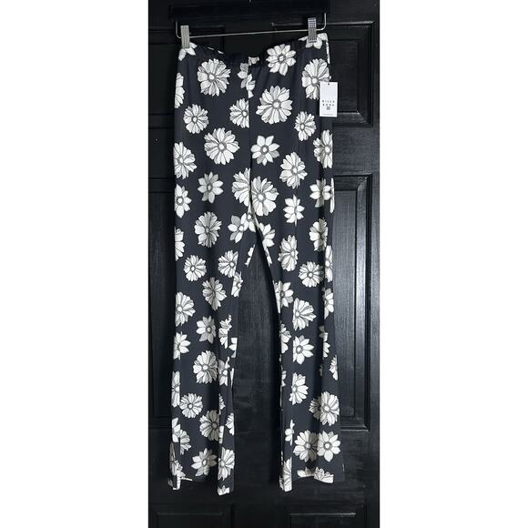 Billabong Flower Print Nwt Women’s Pull In Pant Flare Style Size Large, 70’s - Picture 1 of 10